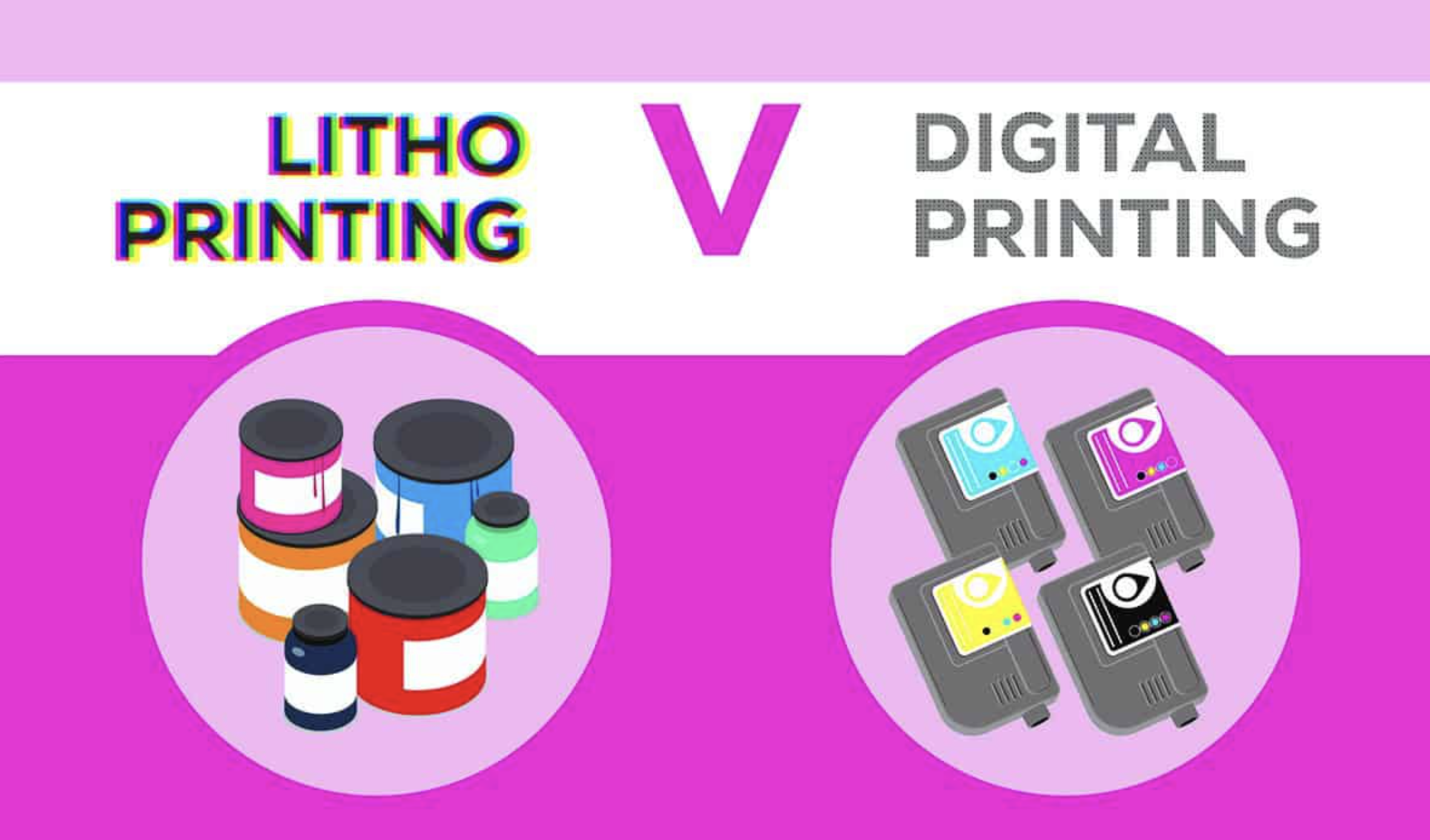 What are the advantages of lithographic printing over digital printing?